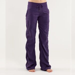 lululemon athletica Purple Wide-Leg Drawstring Pants
